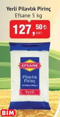 EFSANE YERLİ PİLAVLIK PİRİNÇ EFSANE YERLİ PİLAVLIK PİRİNÇ